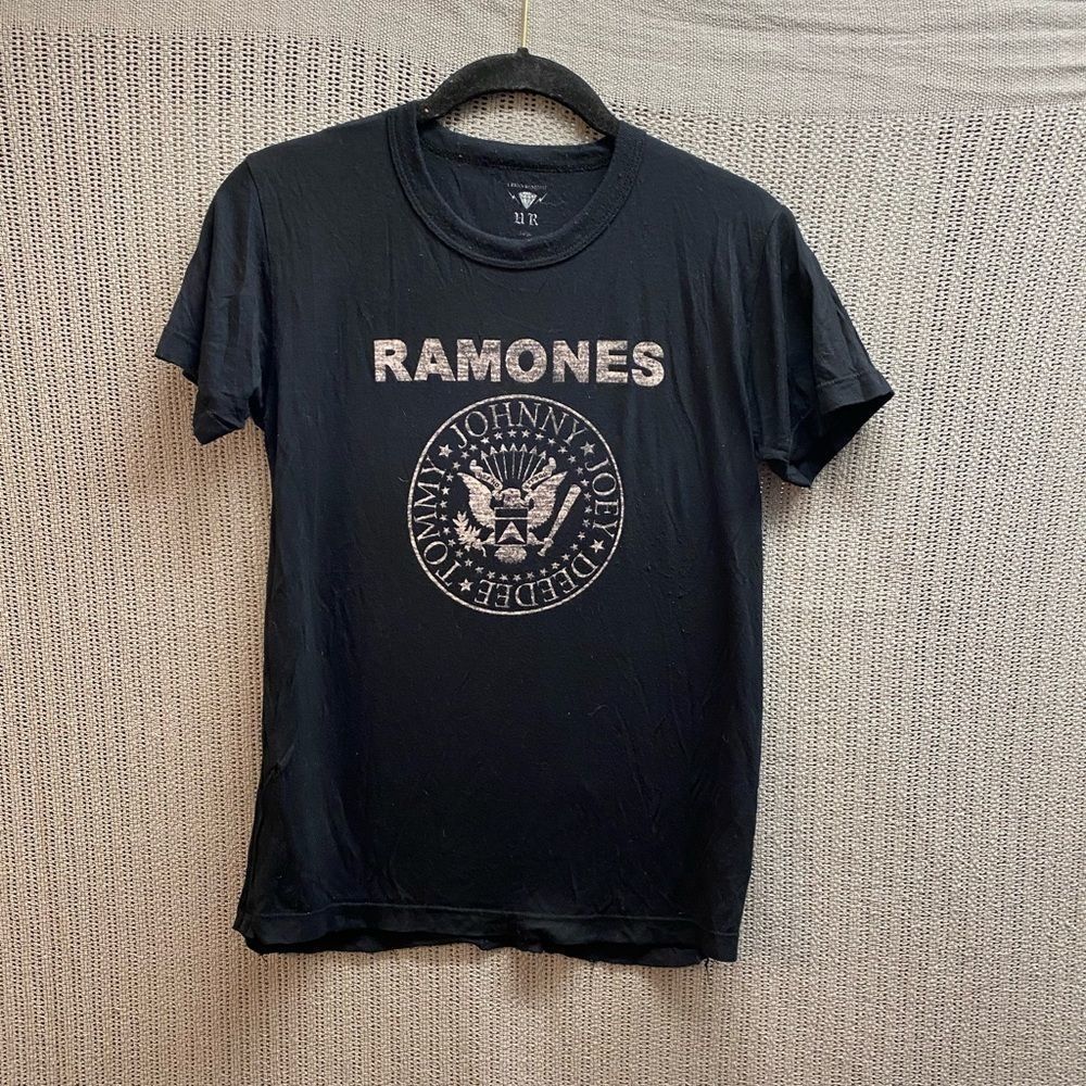 Women’s Urban renewal Ramones black short sleeve T-shirt